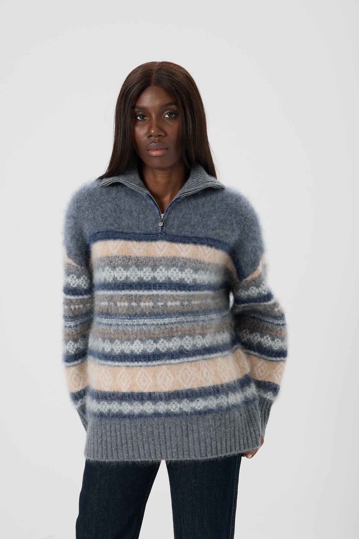 SWETER NORDIC GREY