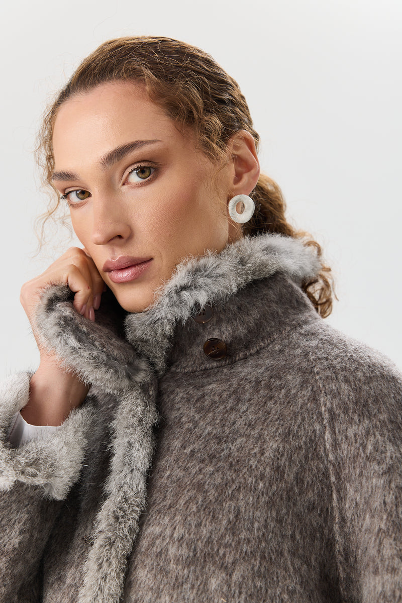 PŁASZCZ WOOL FUR ÉDITION