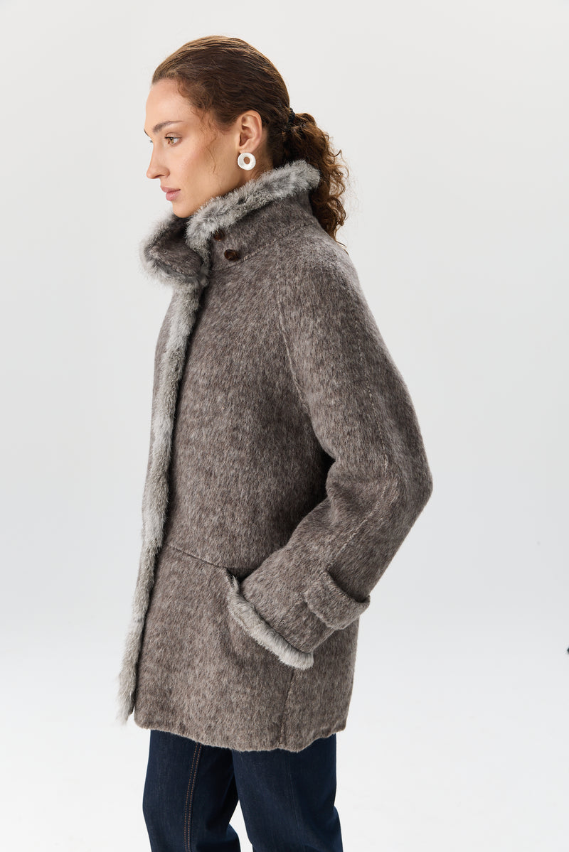 PŁASZCZ WOOL FUR ÉDITION