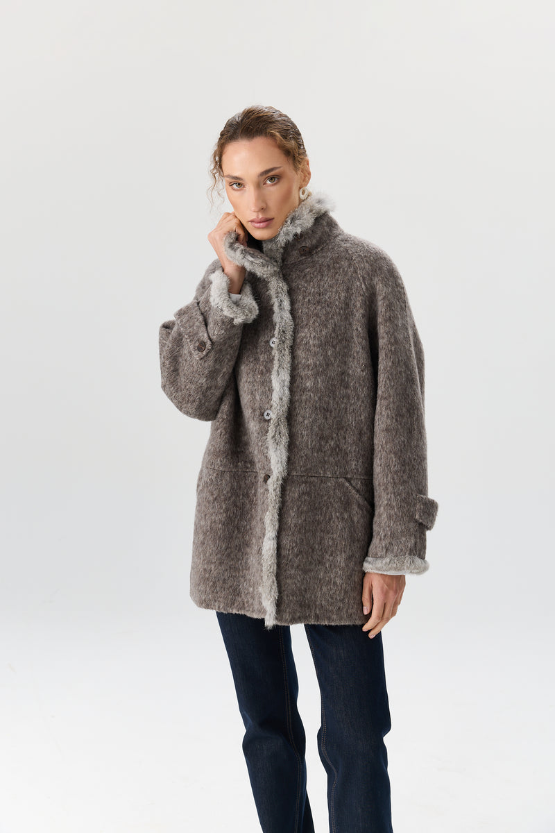 PŁASZCZ WOOL FUR ÉDITION