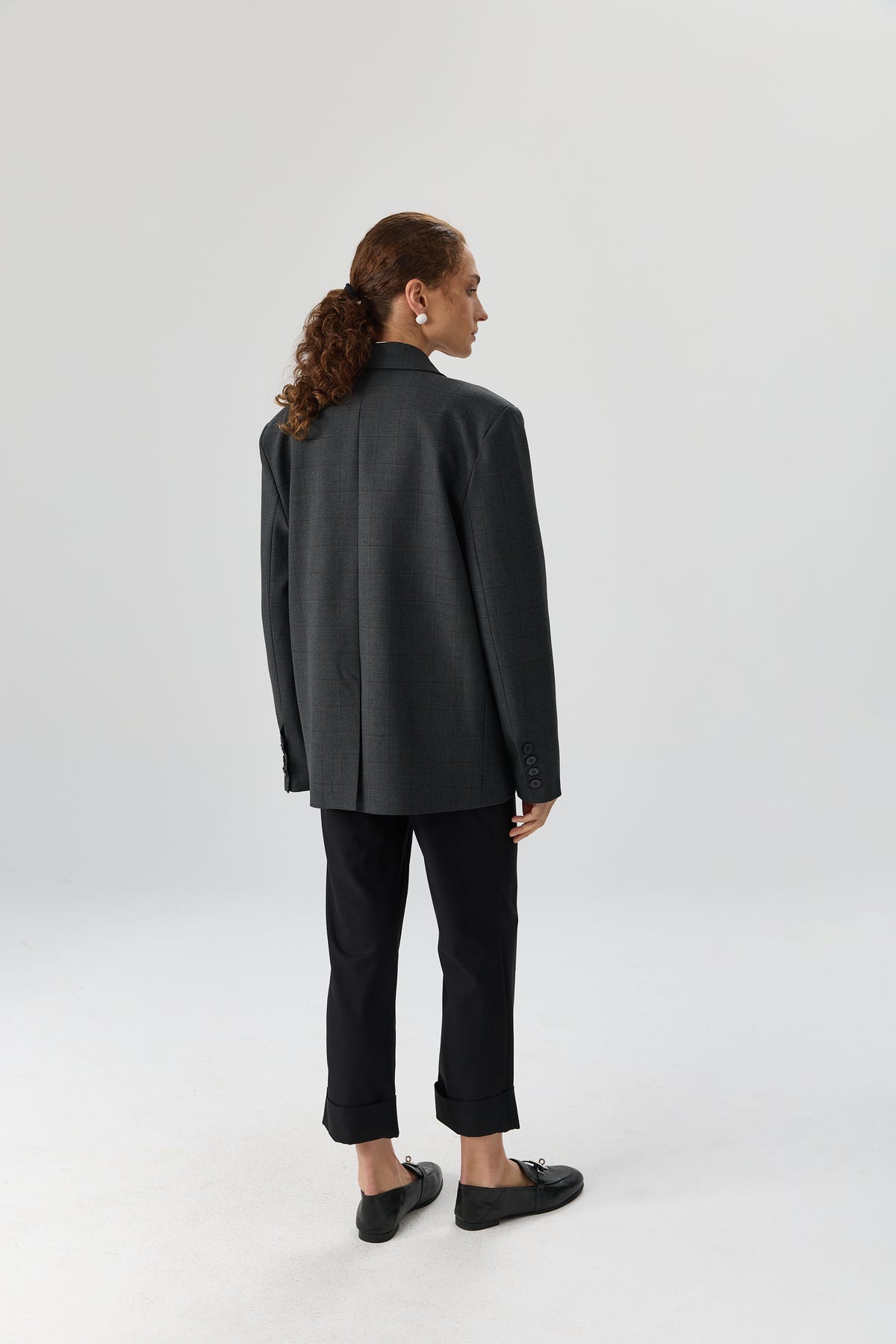 MARYNARKA CHECK TAILORED