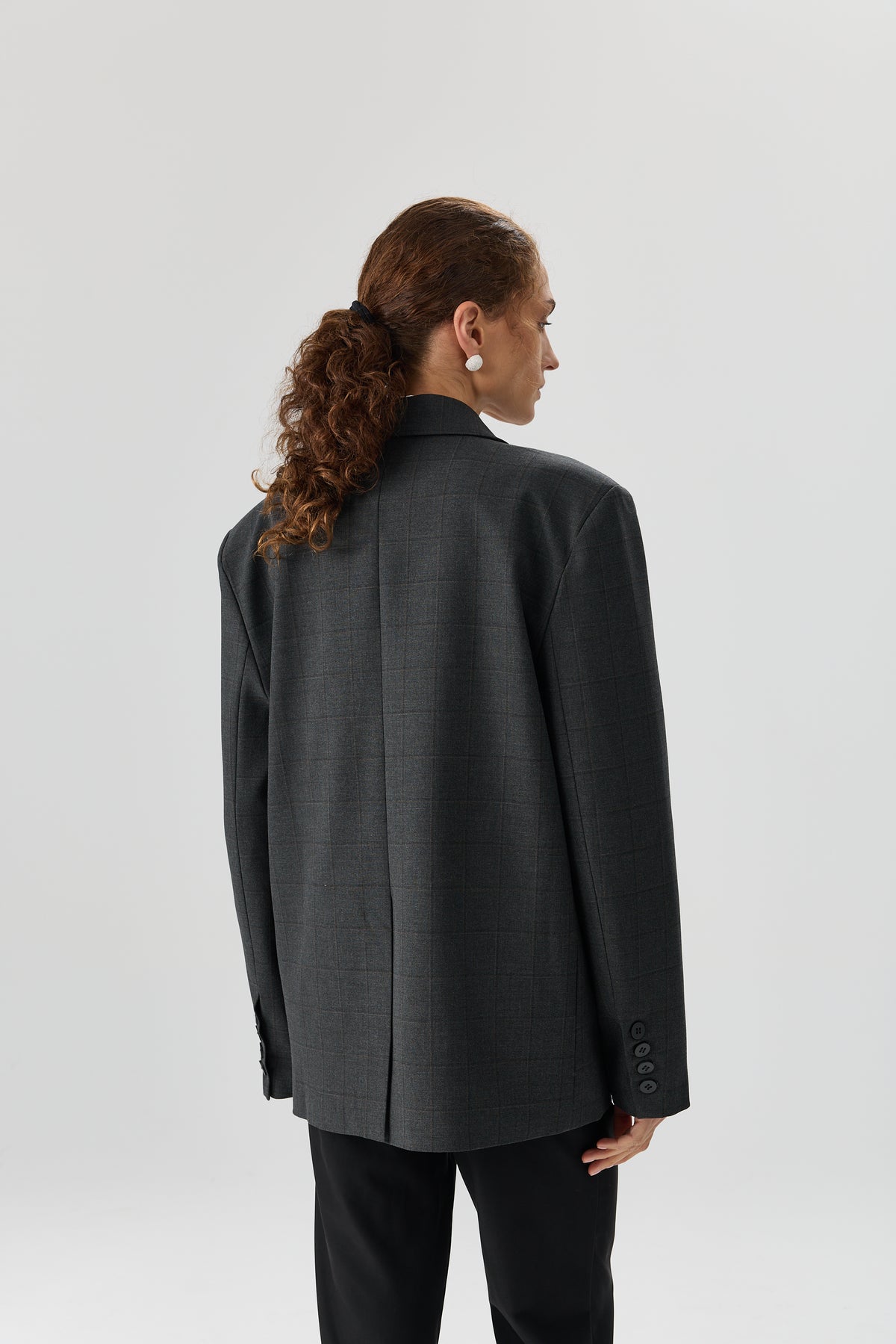 MARYNARKA CHECK TAILORED