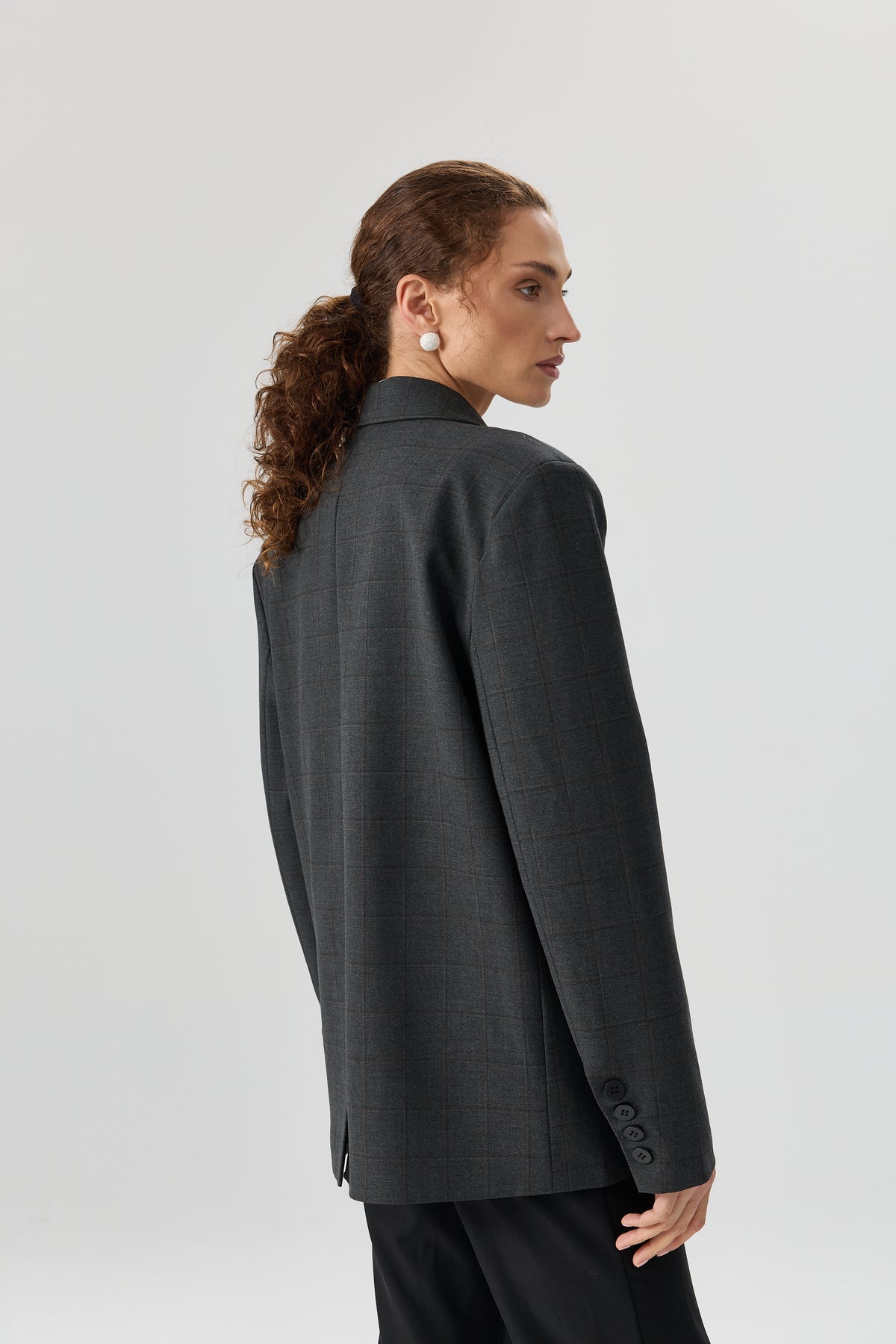 MARYNARKA CHECK TAILORED
