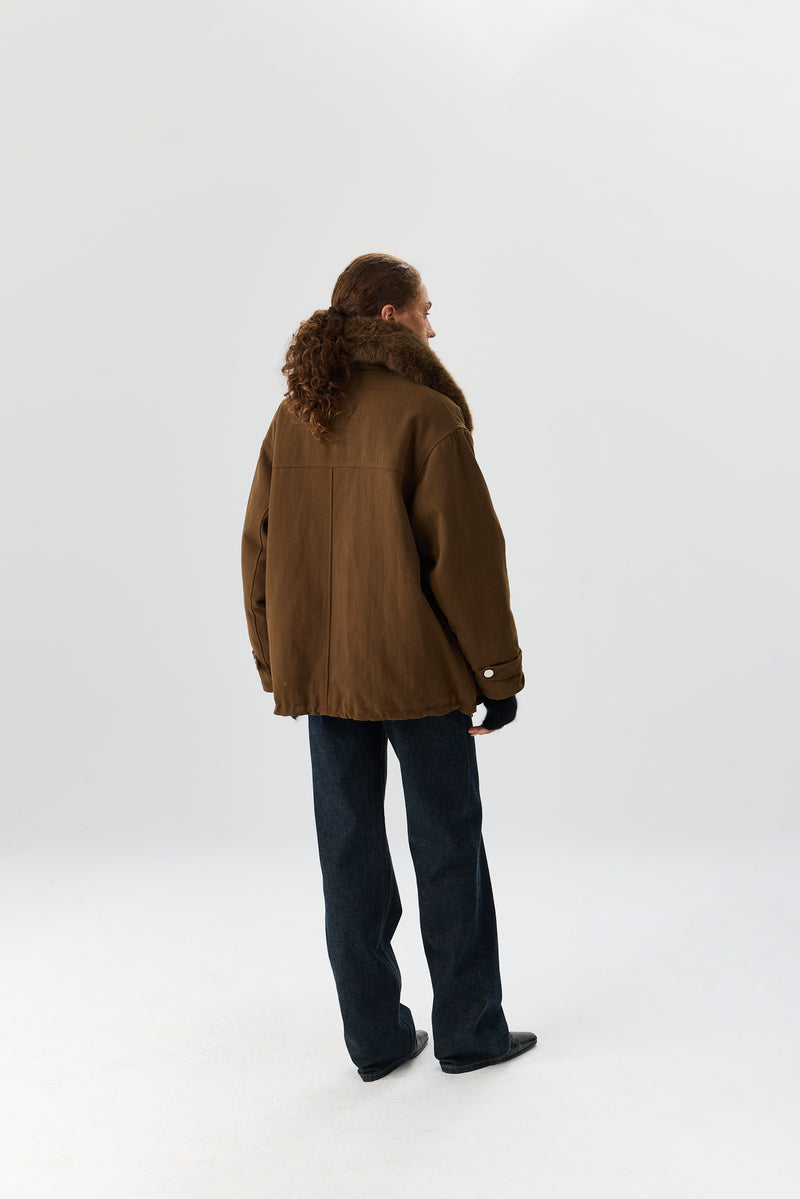 KURTKA DOUBLE FUR AVIATOR