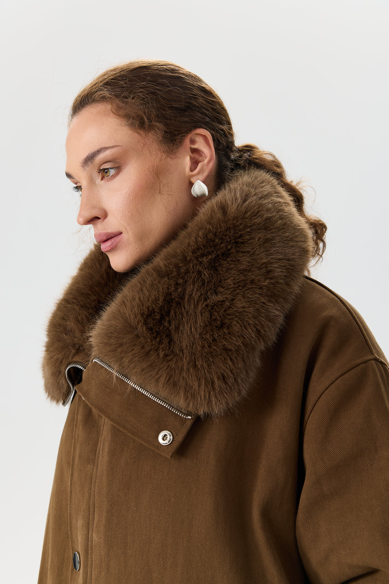 KURTKA DOUBLE FUR AVIATOR