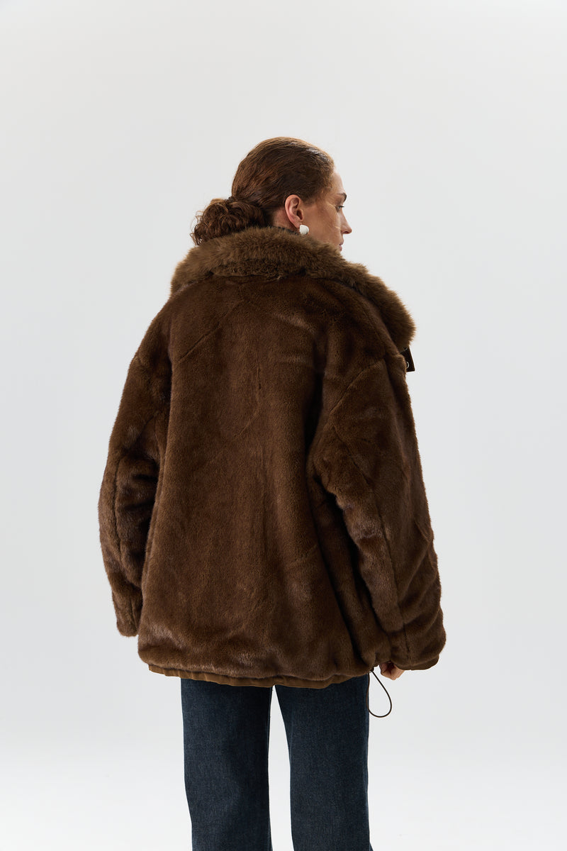 KURTKA DOUBLE FUR AVIATOR