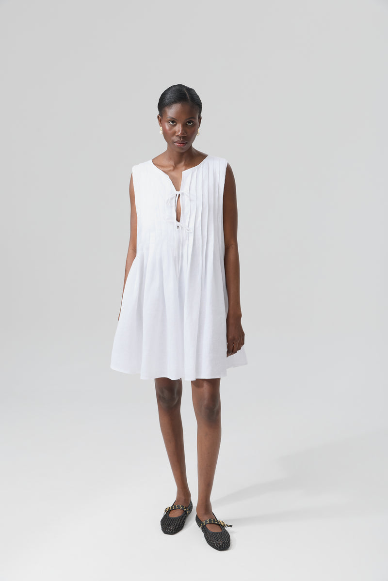 SUKIENKA MINI LINO PLEATED