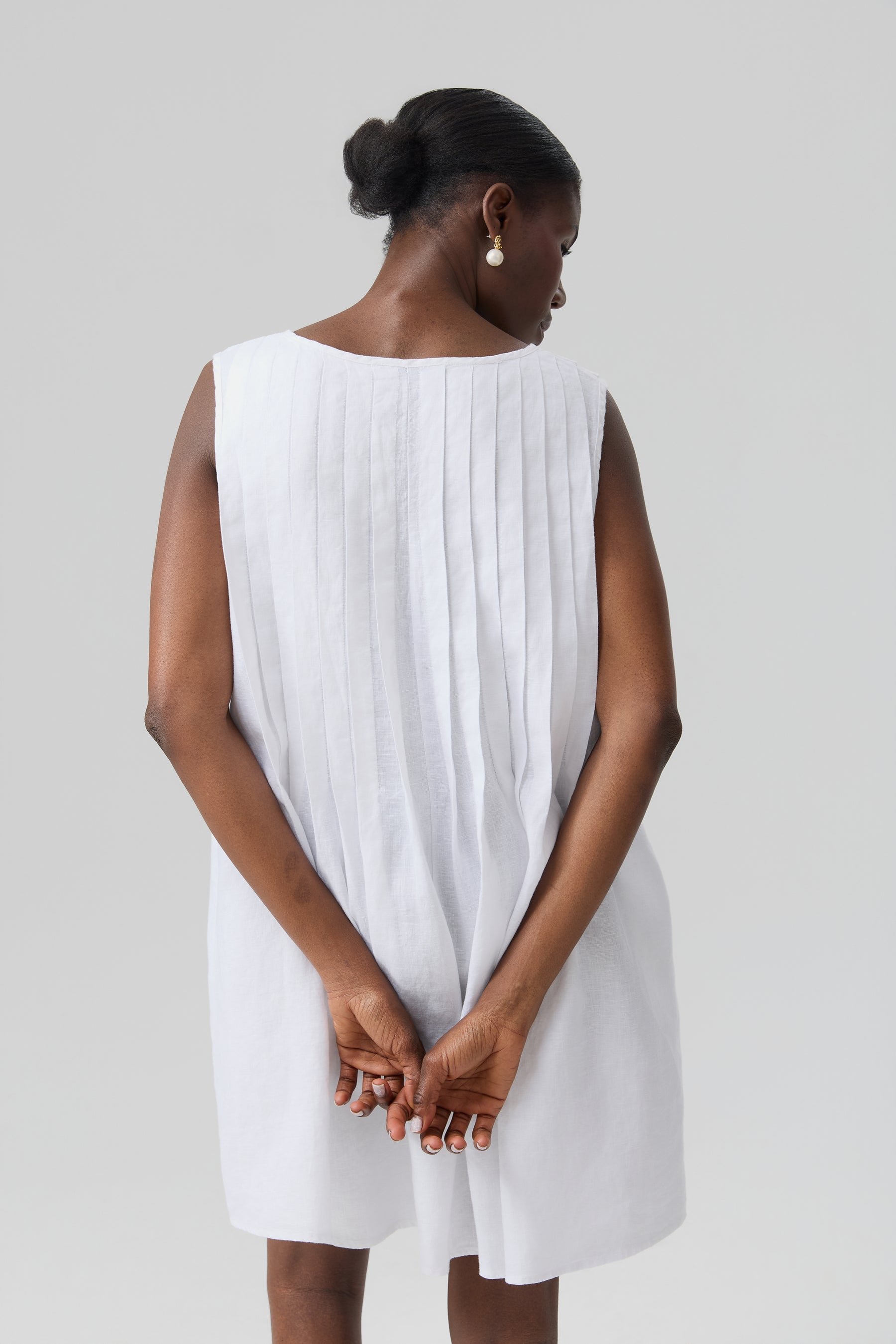 SUKIENKA MINI LINO PLEATED