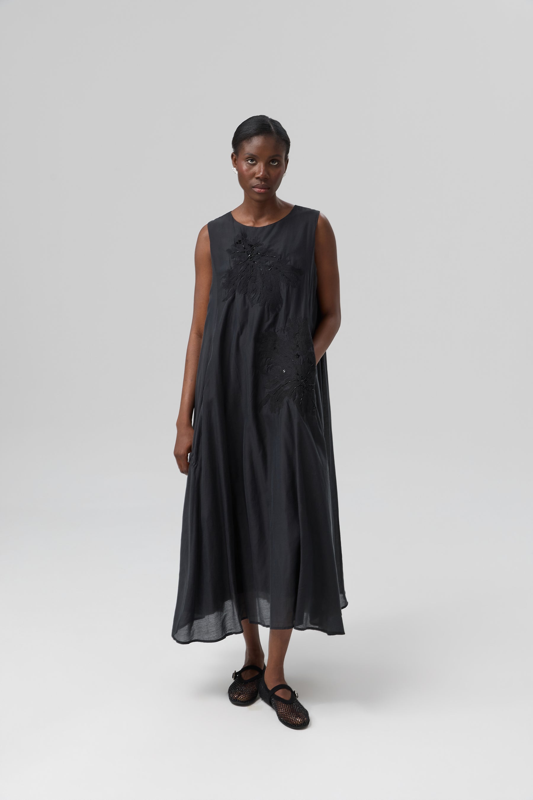 SUKIENKA TIMELESS SILK FLORAL