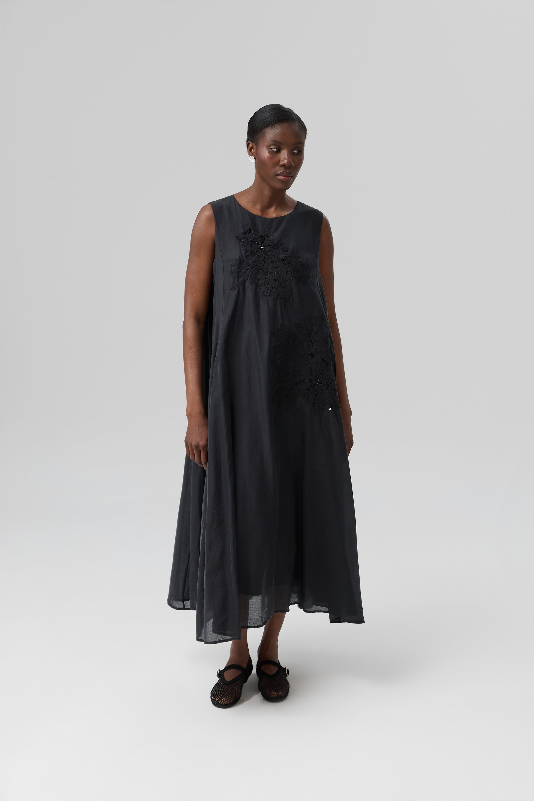 SUKIENKA TIMELESS SILK FLORAL
