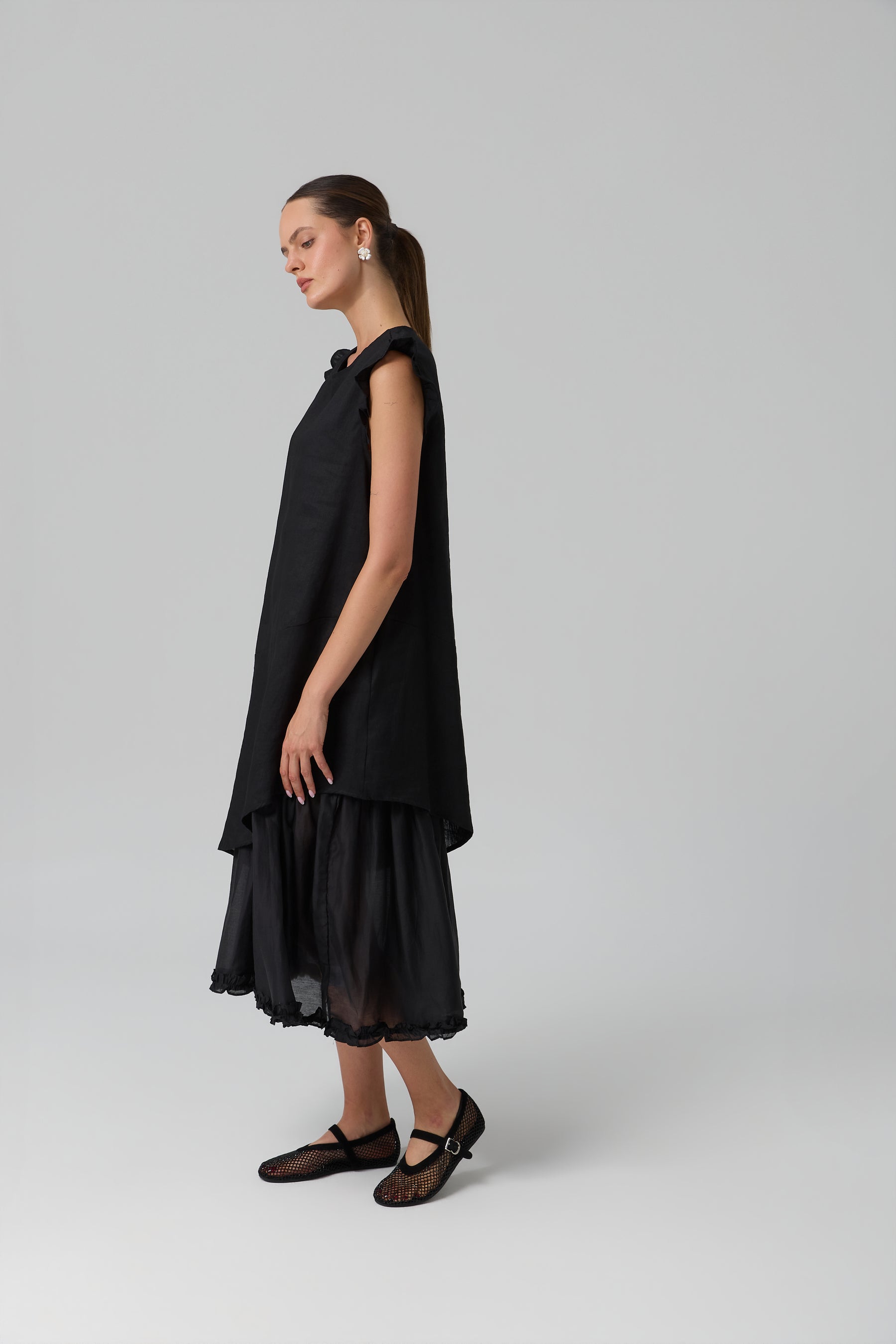SUKIENKA BOHEME LINEN MAXI