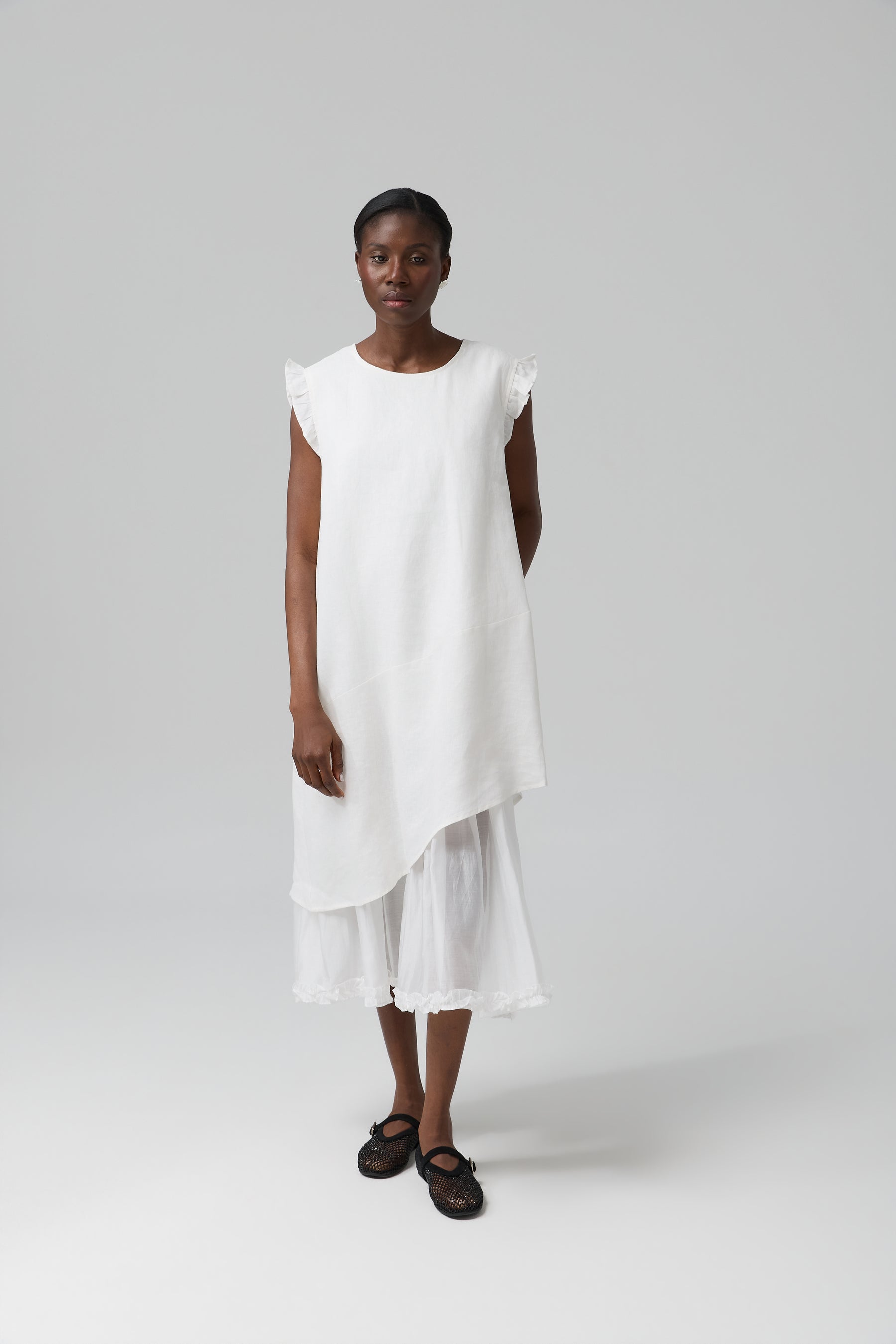 SUKIENKA BOHEME LINEN MAXI