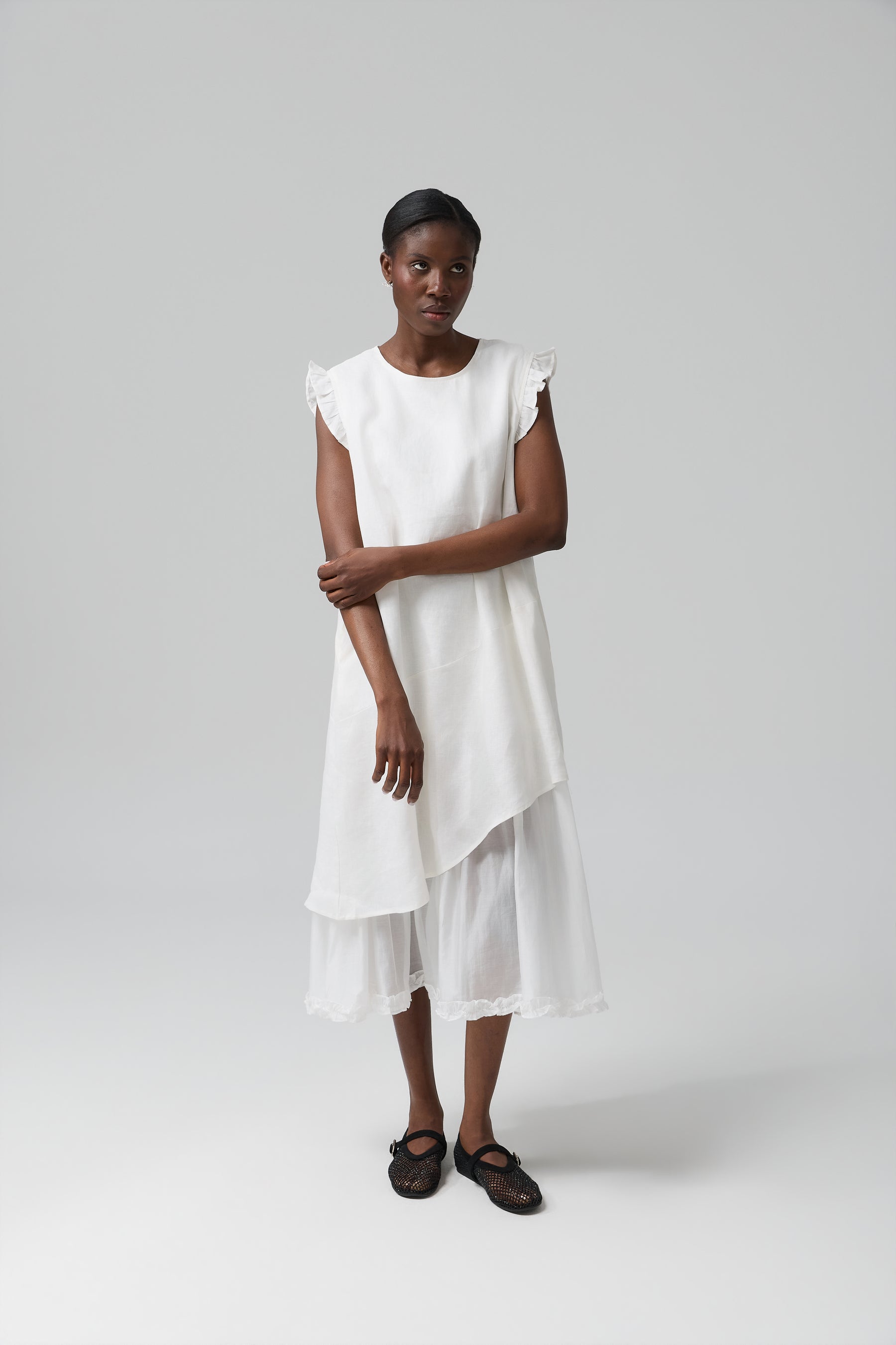 SUKIENKA BOHEME LINEN MAXI