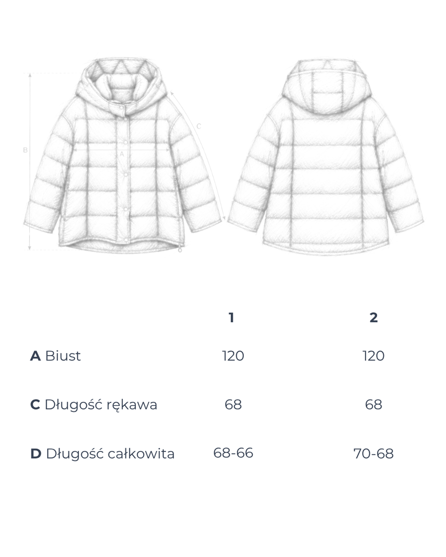 Tabela wymiarów