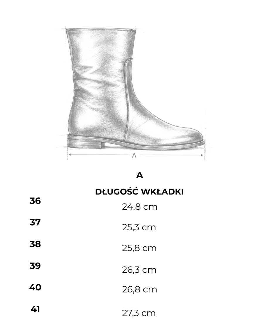 Tabela wymiarów