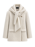PŁASZCZ WOOL SCARF LUXE