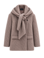 PŁASZCZ WOOL SCARF LUXE