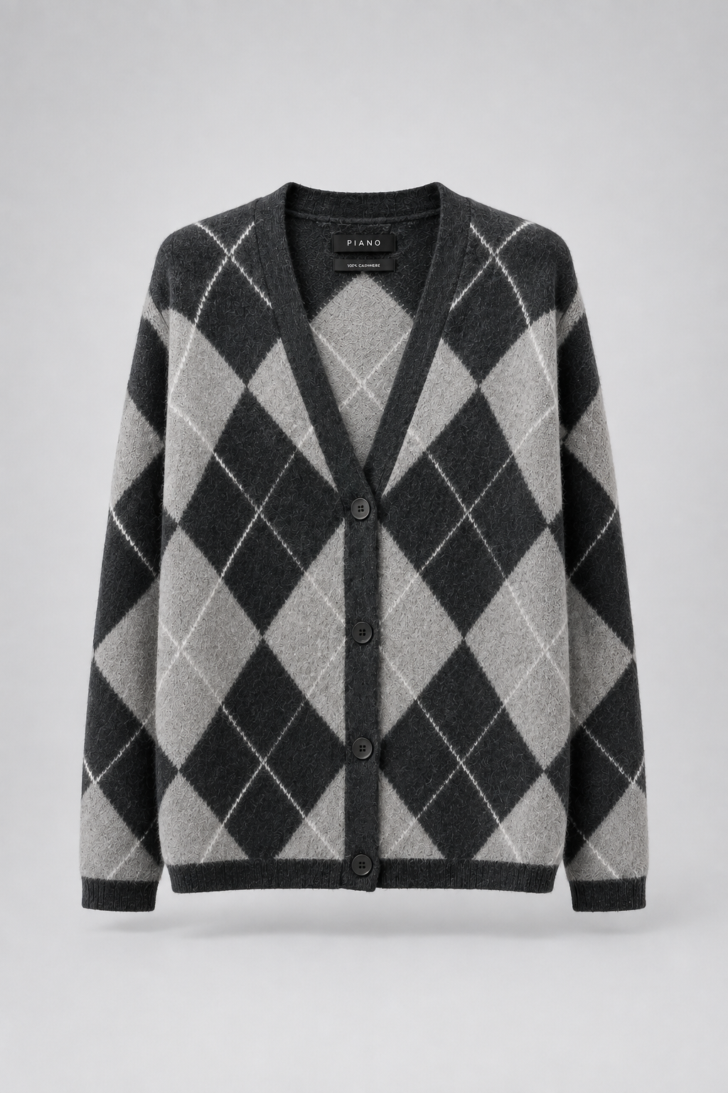 KARDIGAN CASHMERE ARGYLE