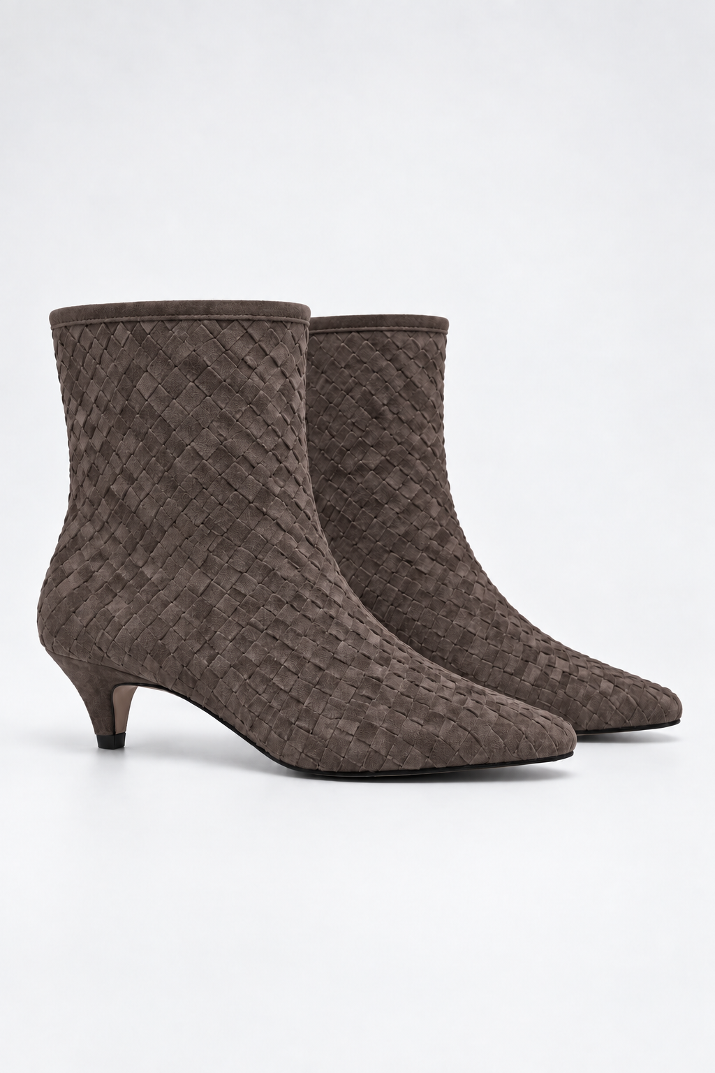 BOTKI SUEDE INTRECCIO