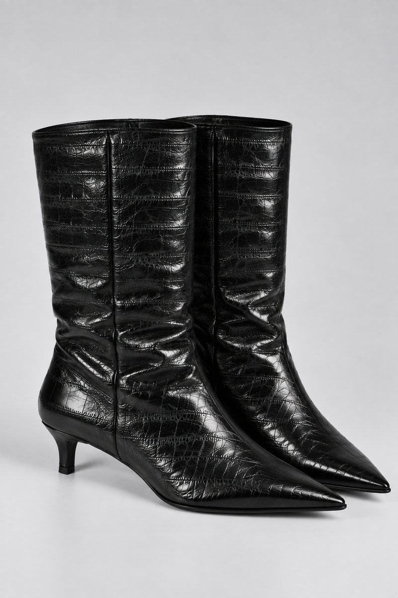 BOTKI CROCO BLACK