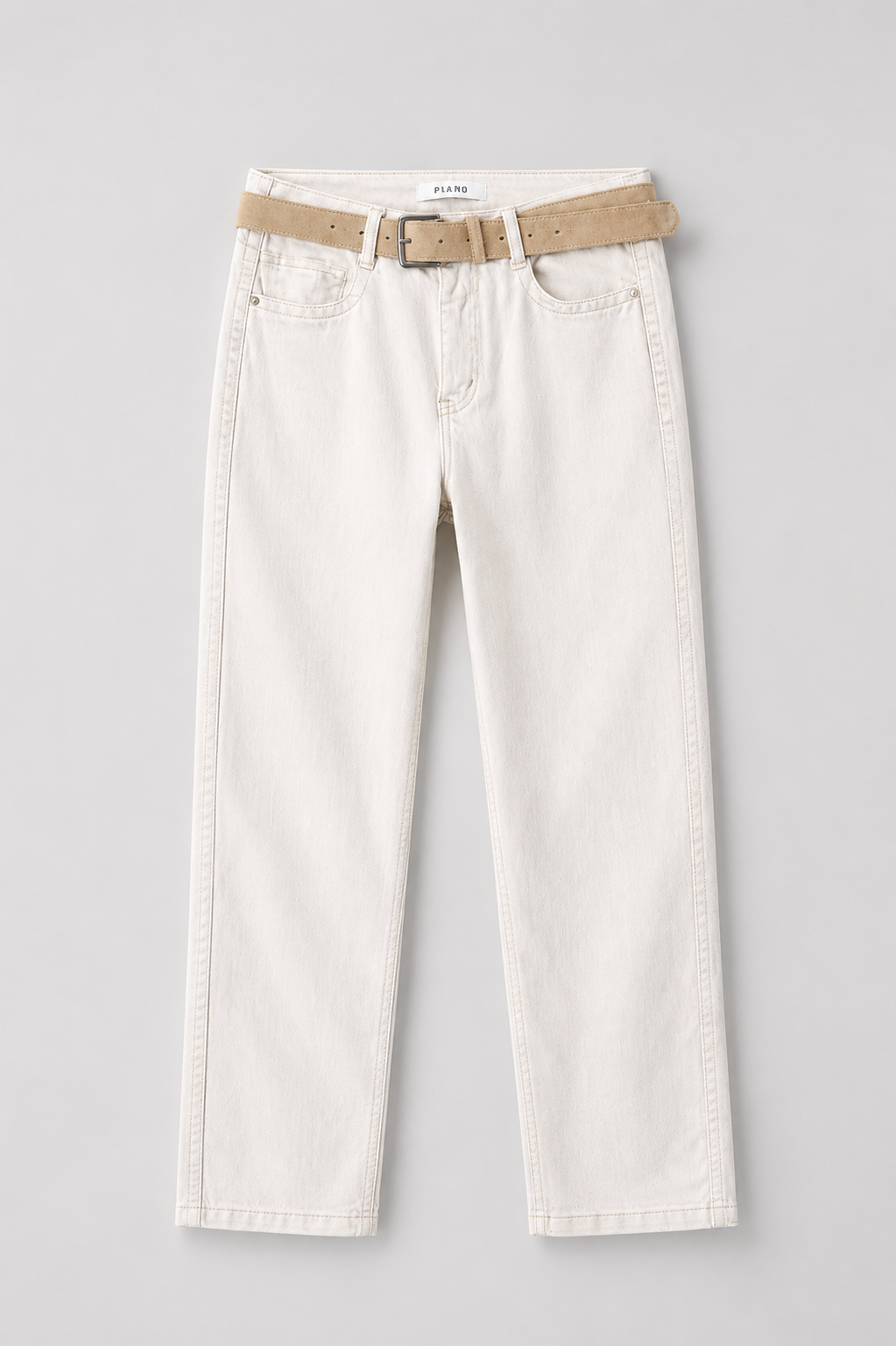 SPODNIE OFF WHITE CLASSIC STRAIGHT