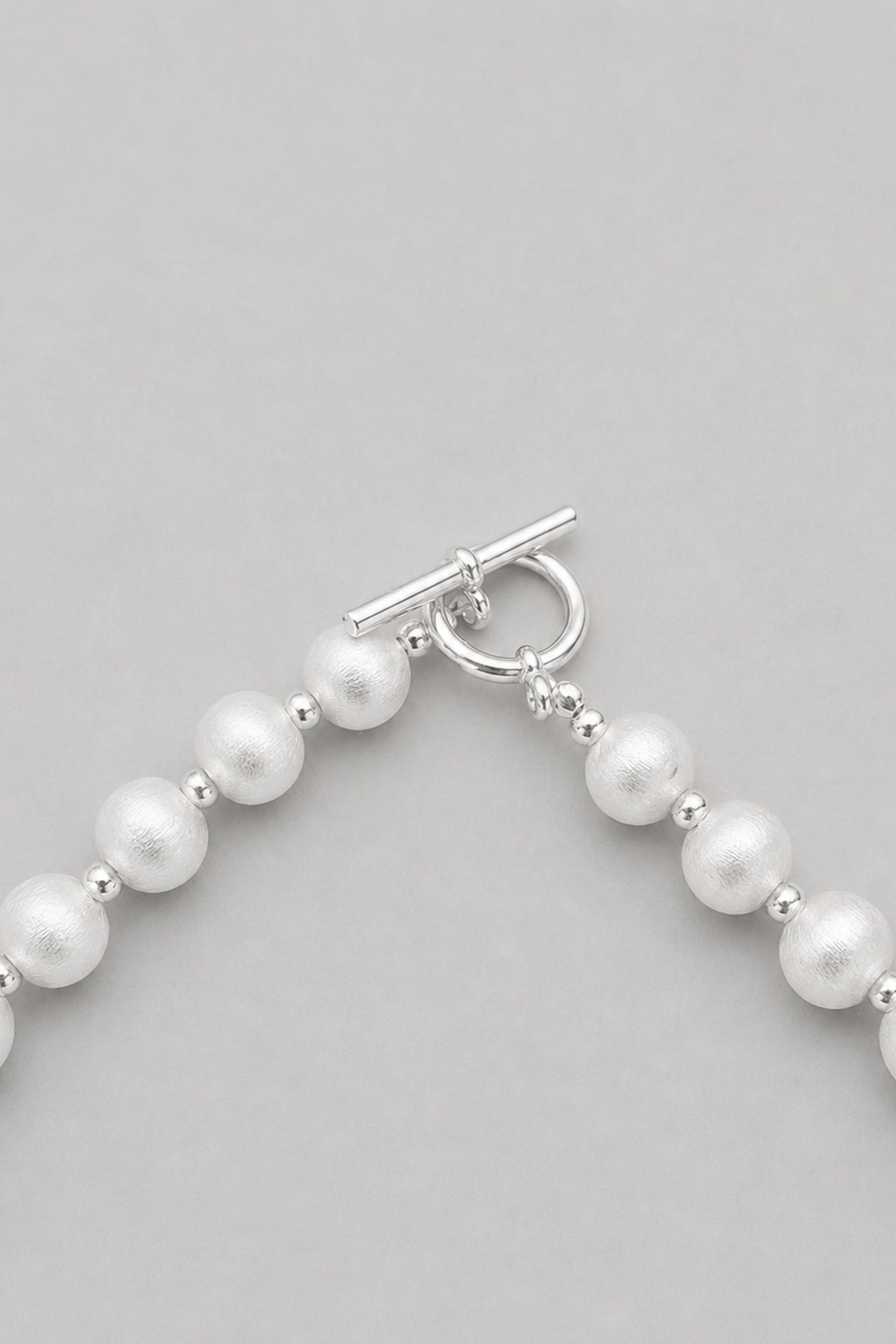NASZYJNIK PREMIUM SILVER MIDI KULECZKI