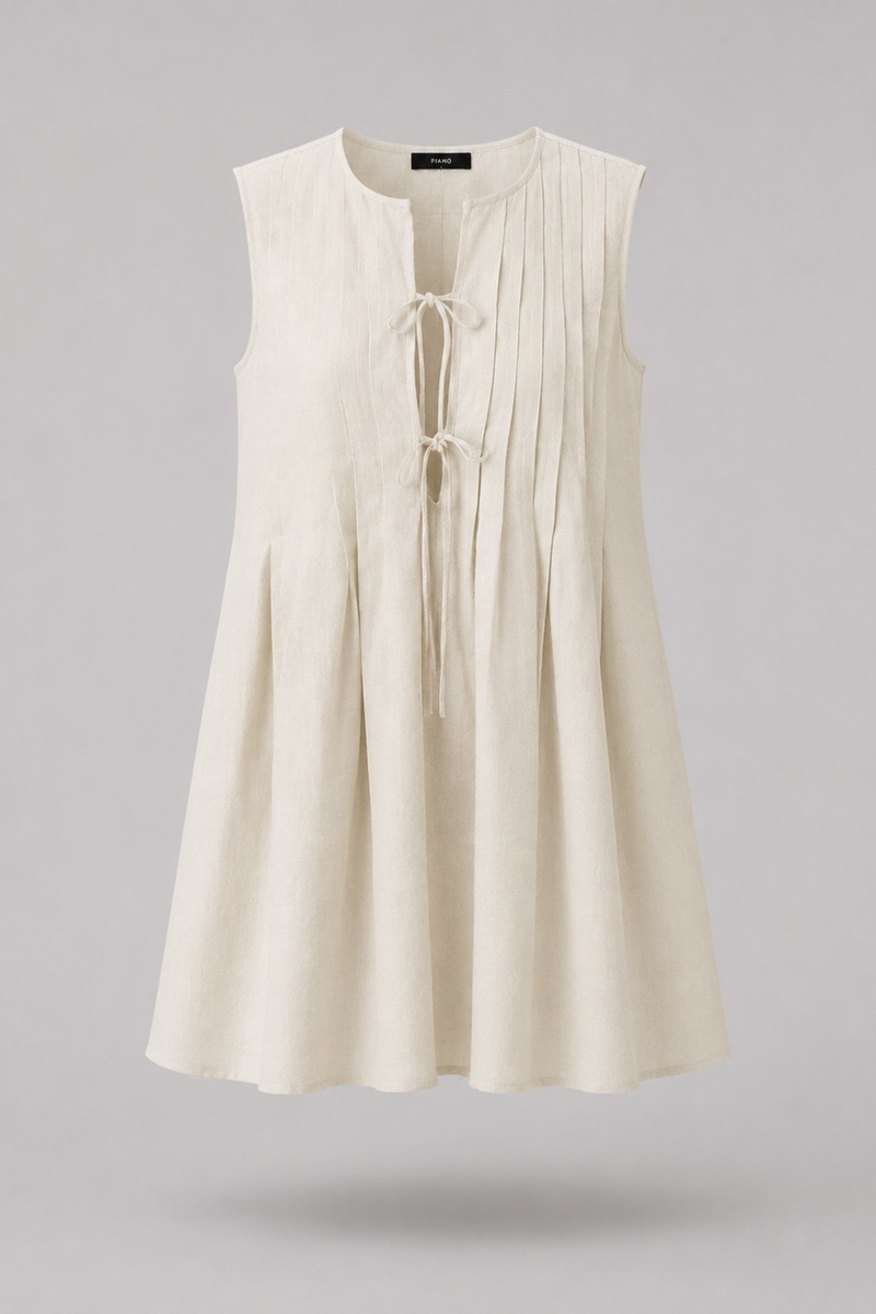 SUKIENKA MINI LINO PLEATED