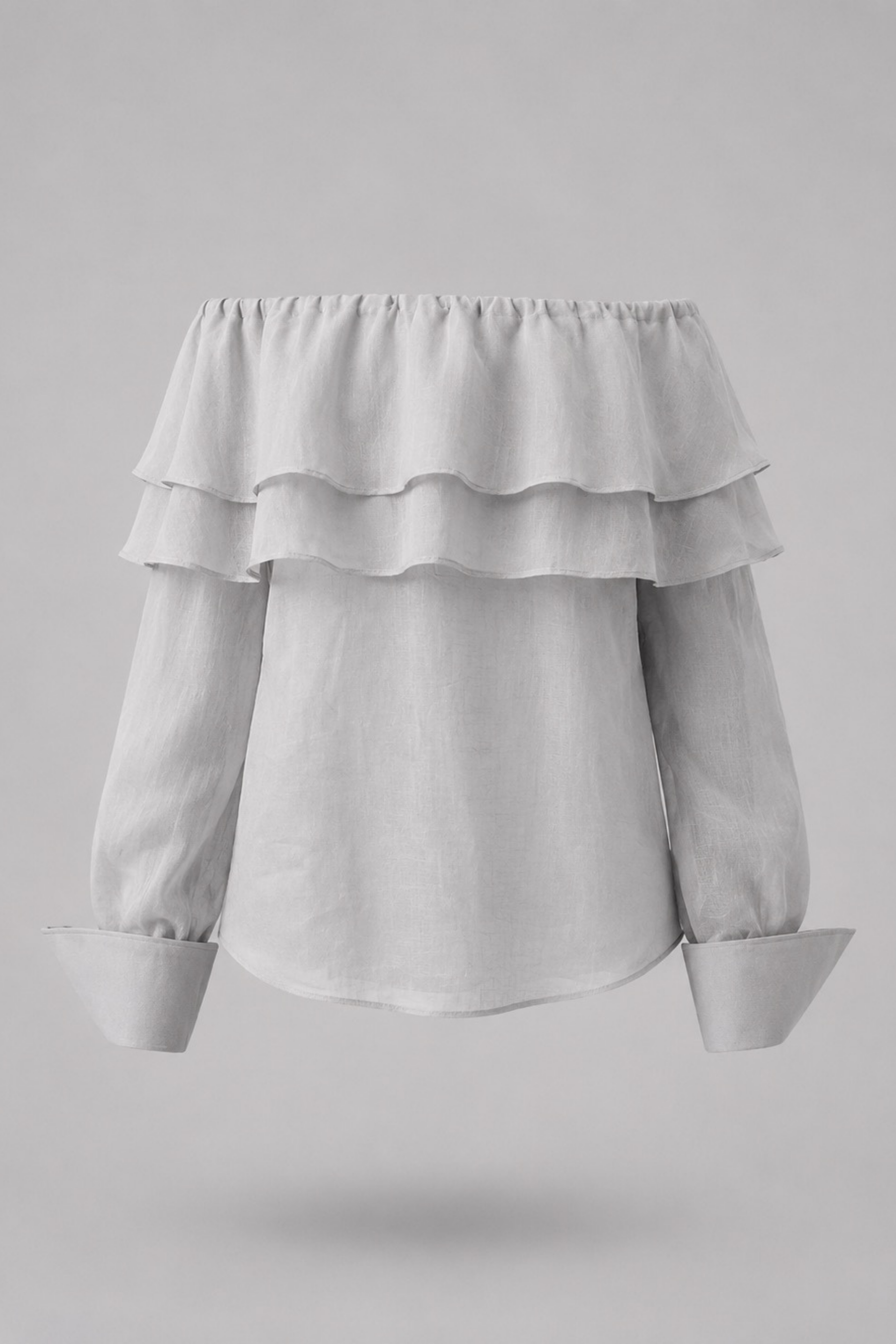 KOSZULA ATELIER VOLANT GREY