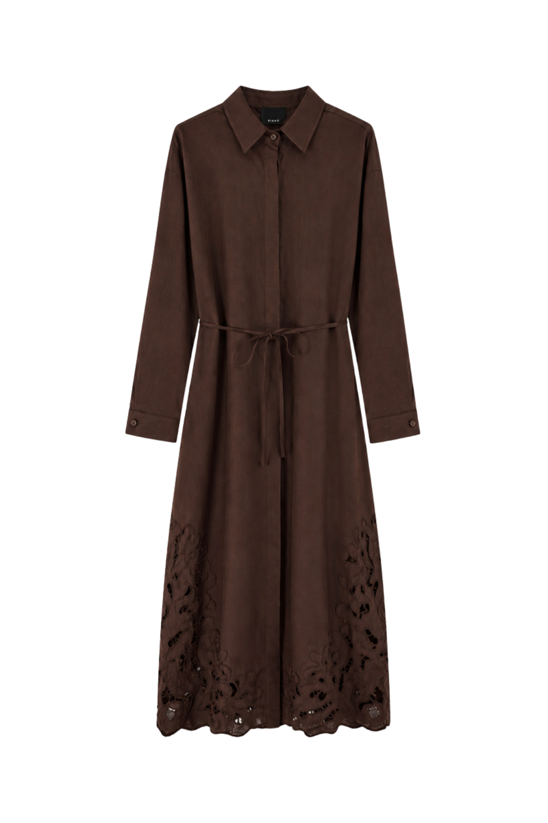 SUKIENKA DENTELLE LINEN MAXI