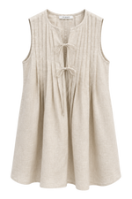 SUKIENKA MINI LINO PLEATED