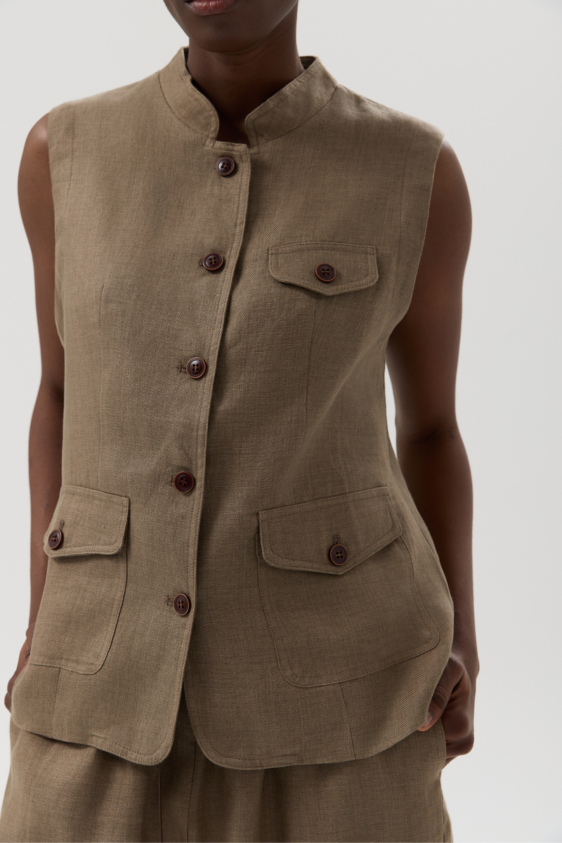 KAMIZELKA ELORA LINEN