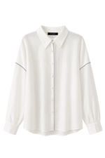 KOSZULA LINEN CONTRAST