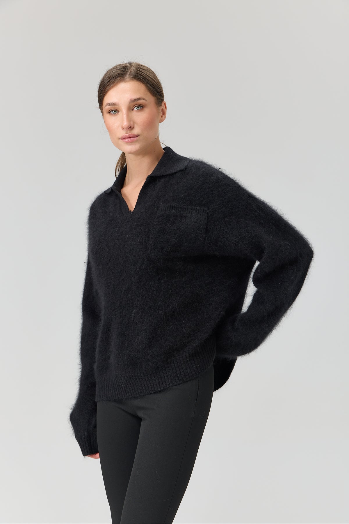 SWETER POLO POCKET