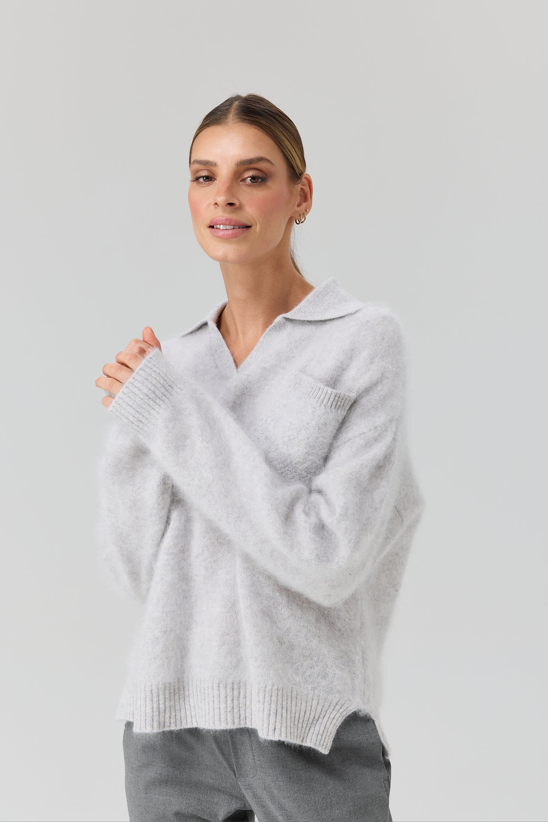 SWETER POLO POCKET