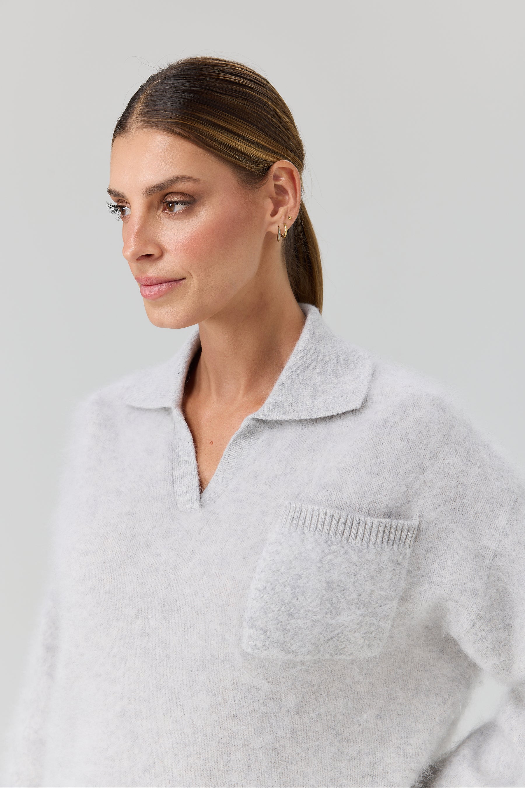 SWETER POLO POCKET