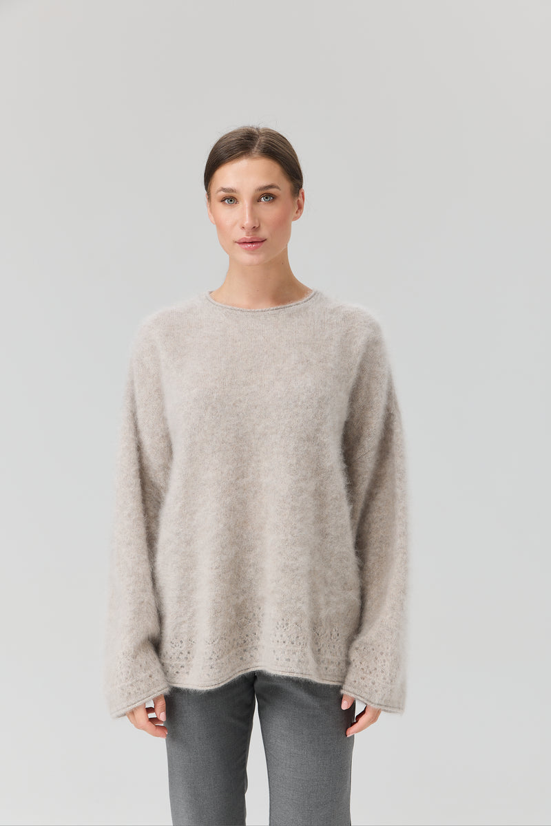 SWETER CASHMERE AJOUR