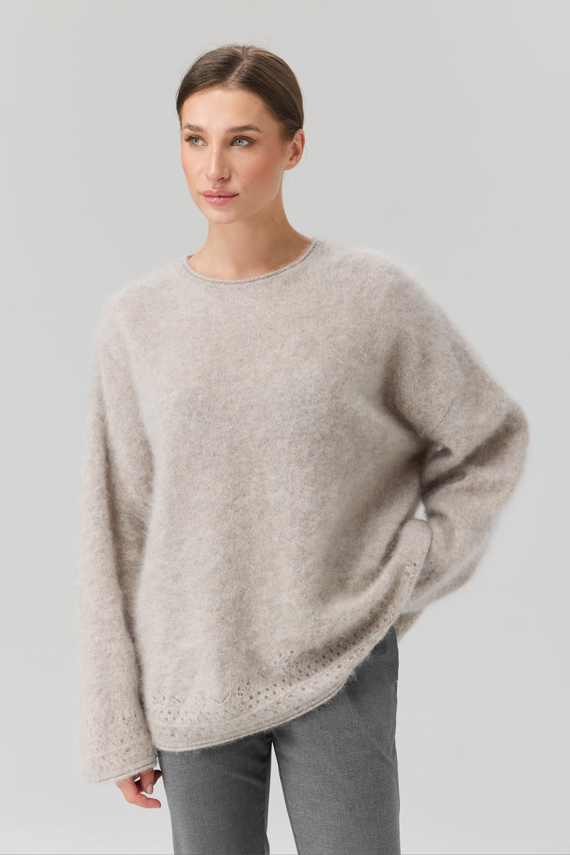 SWETER CASHMERE AJOUR
