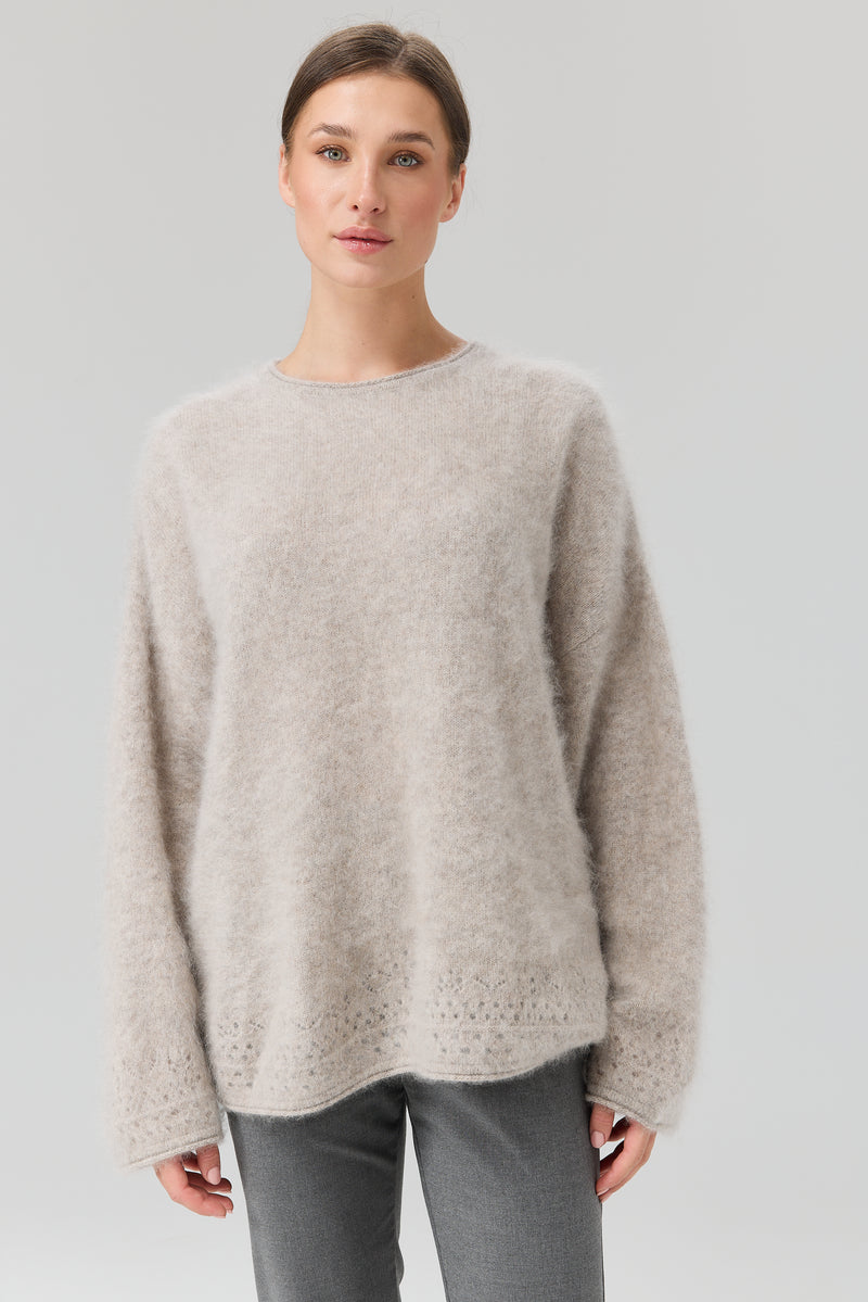 SWETER CASHMERE AJOUR