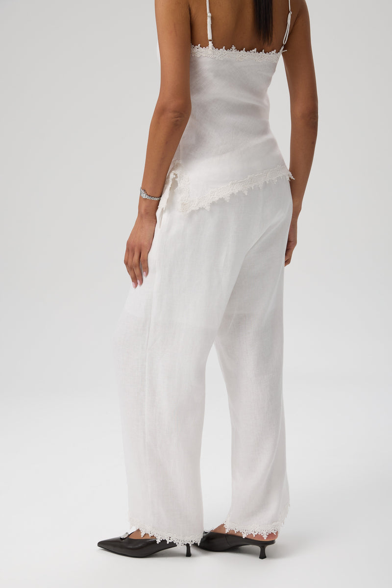 SPODNIE LEN ROMANCE SOFT