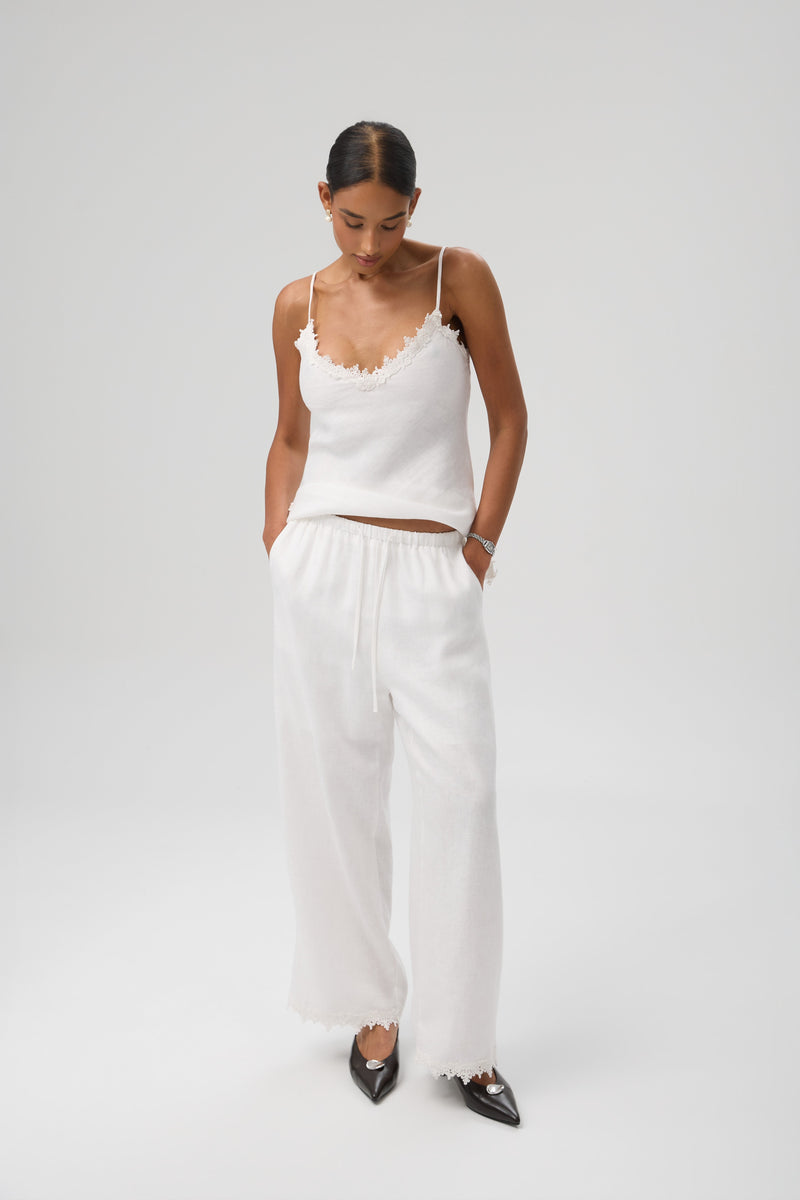 SPODNIE LEN ROMANCE SOFT