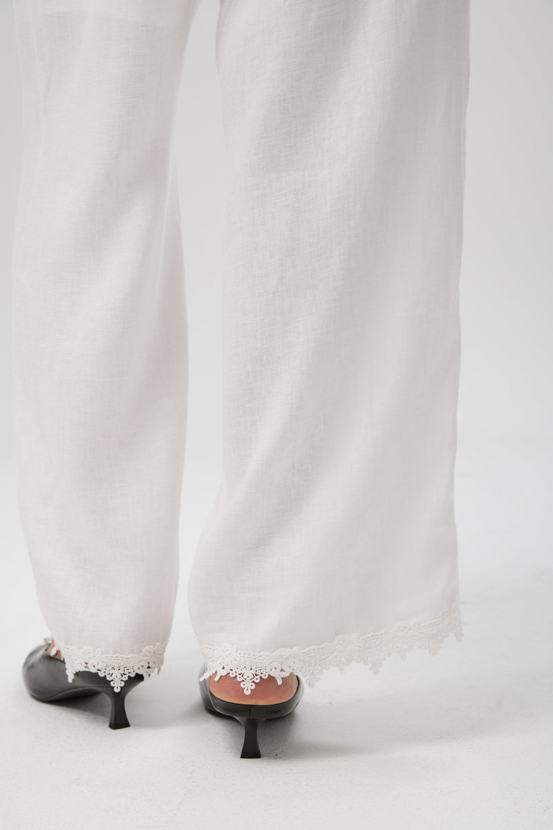 SPODNIE LEN ROMANCE SOFT