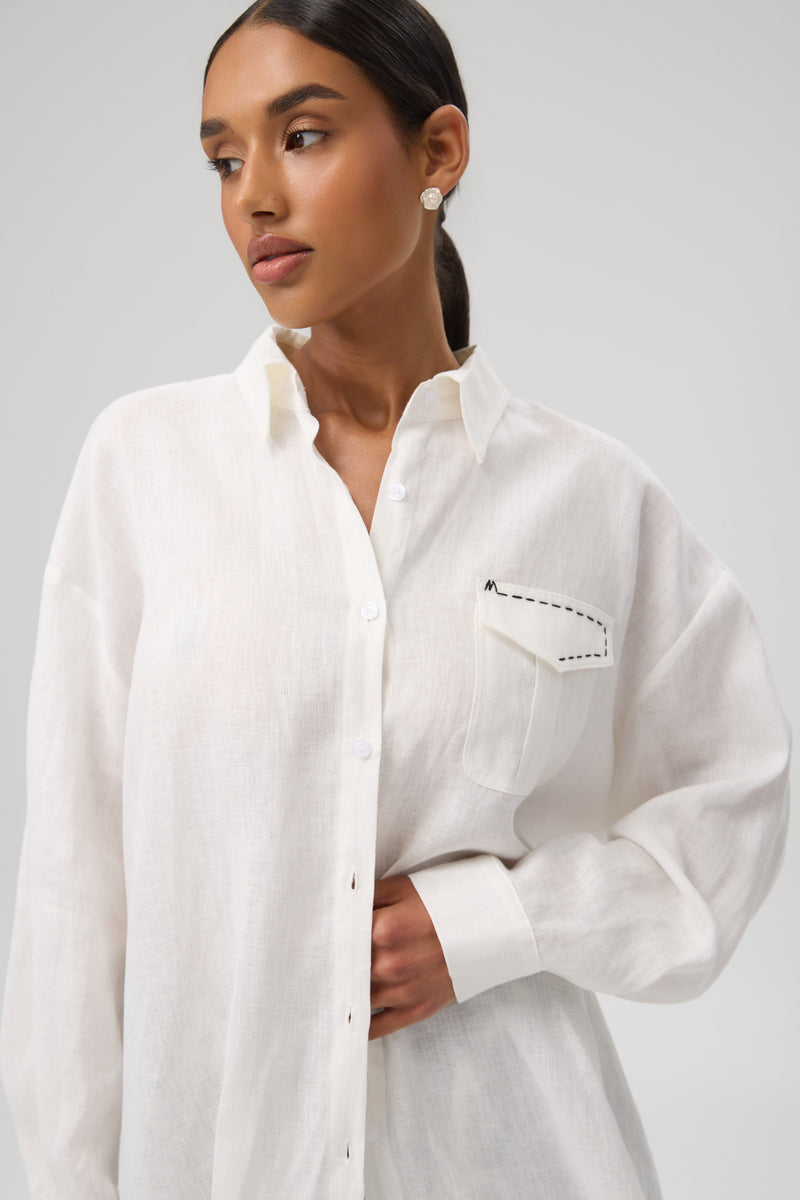KOSZULA SHADOW LINE WHITE