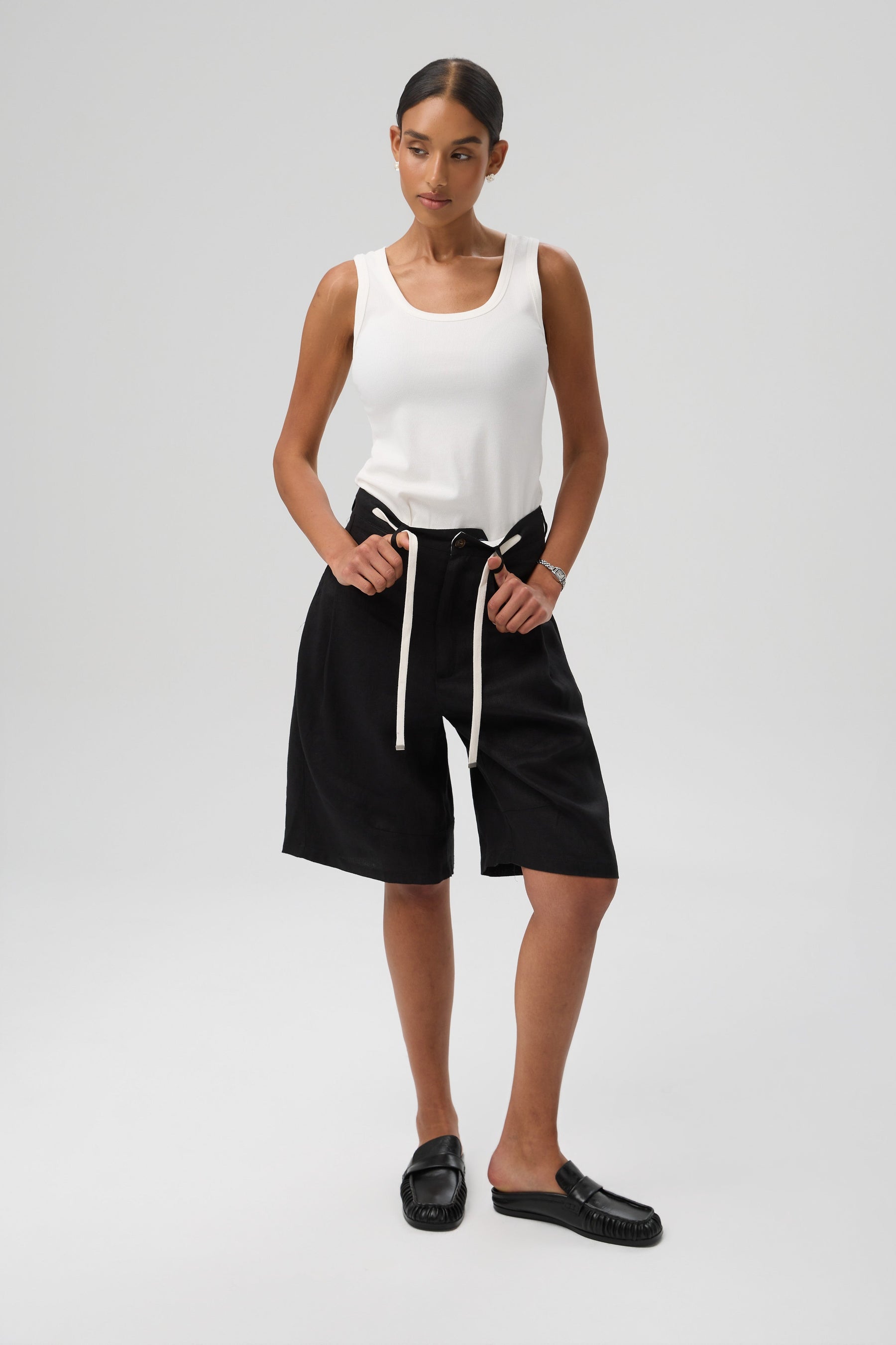 SHORTY CULOTTE LINEN