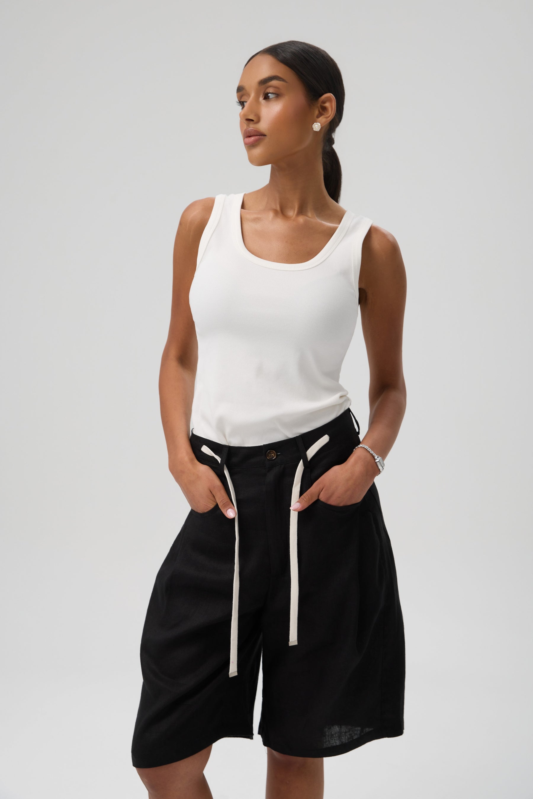 SHORTY CULOTTE LINEN