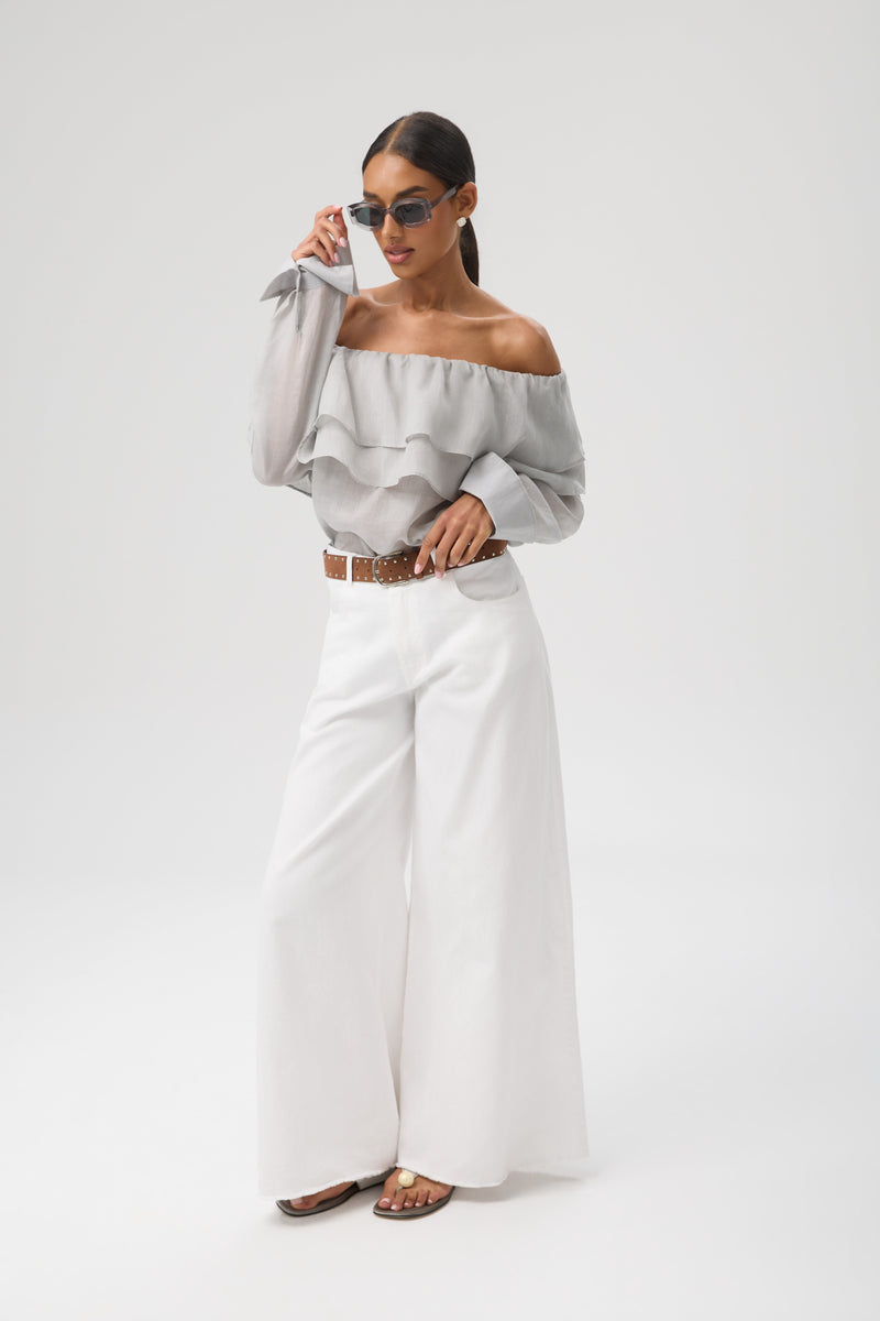 KOSZULA ATELIER VOLANT GREY