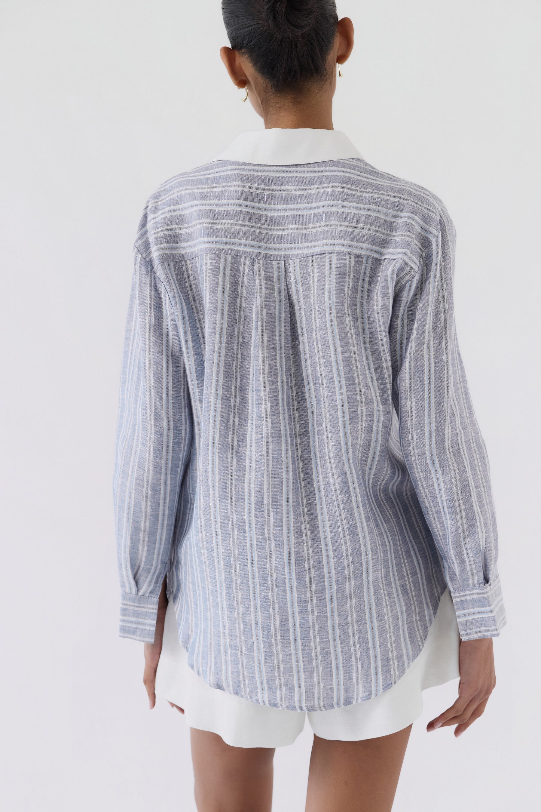 KOSZULA LINEN SHINE STRIPE