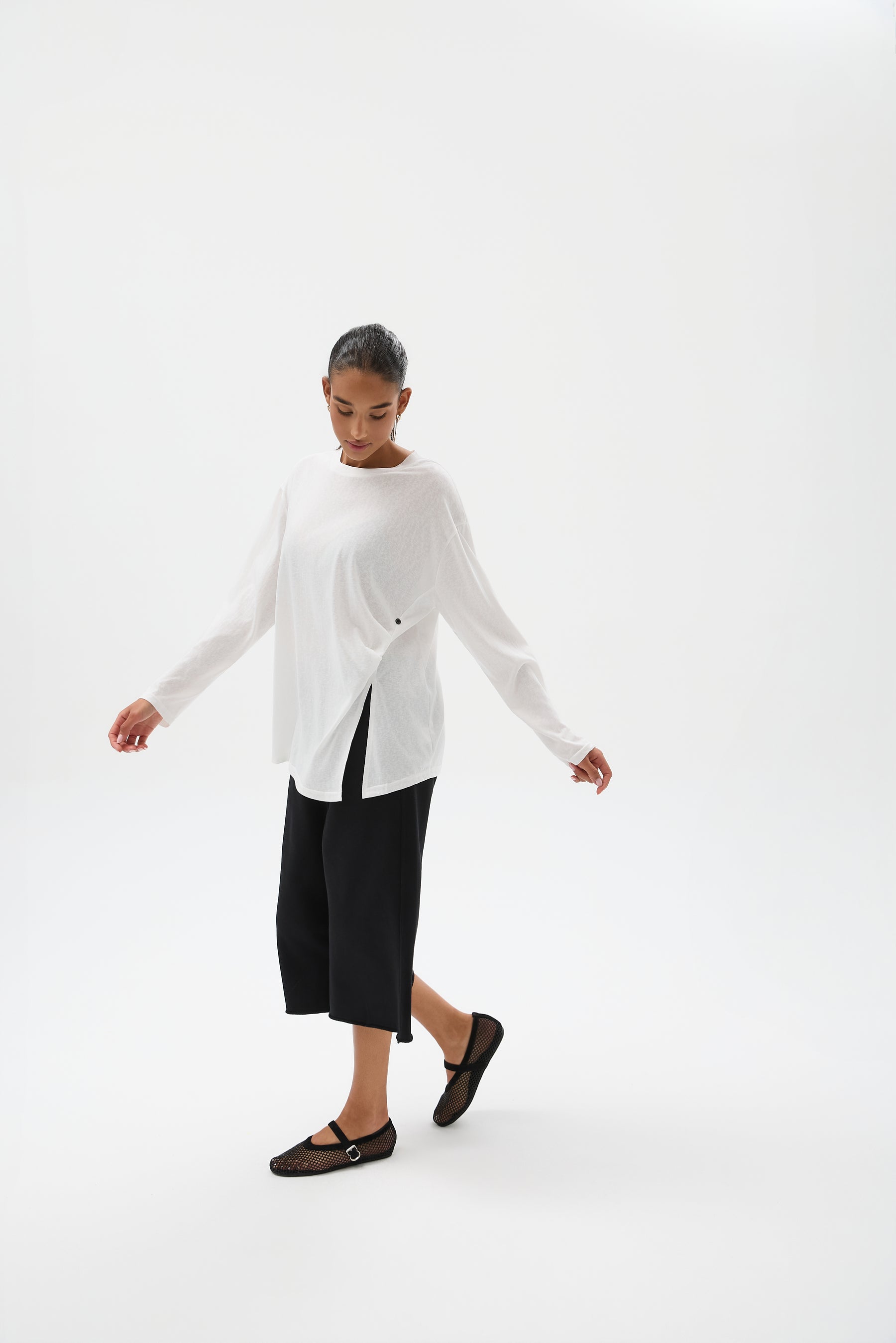 BLUZKA SIDE DRAPE