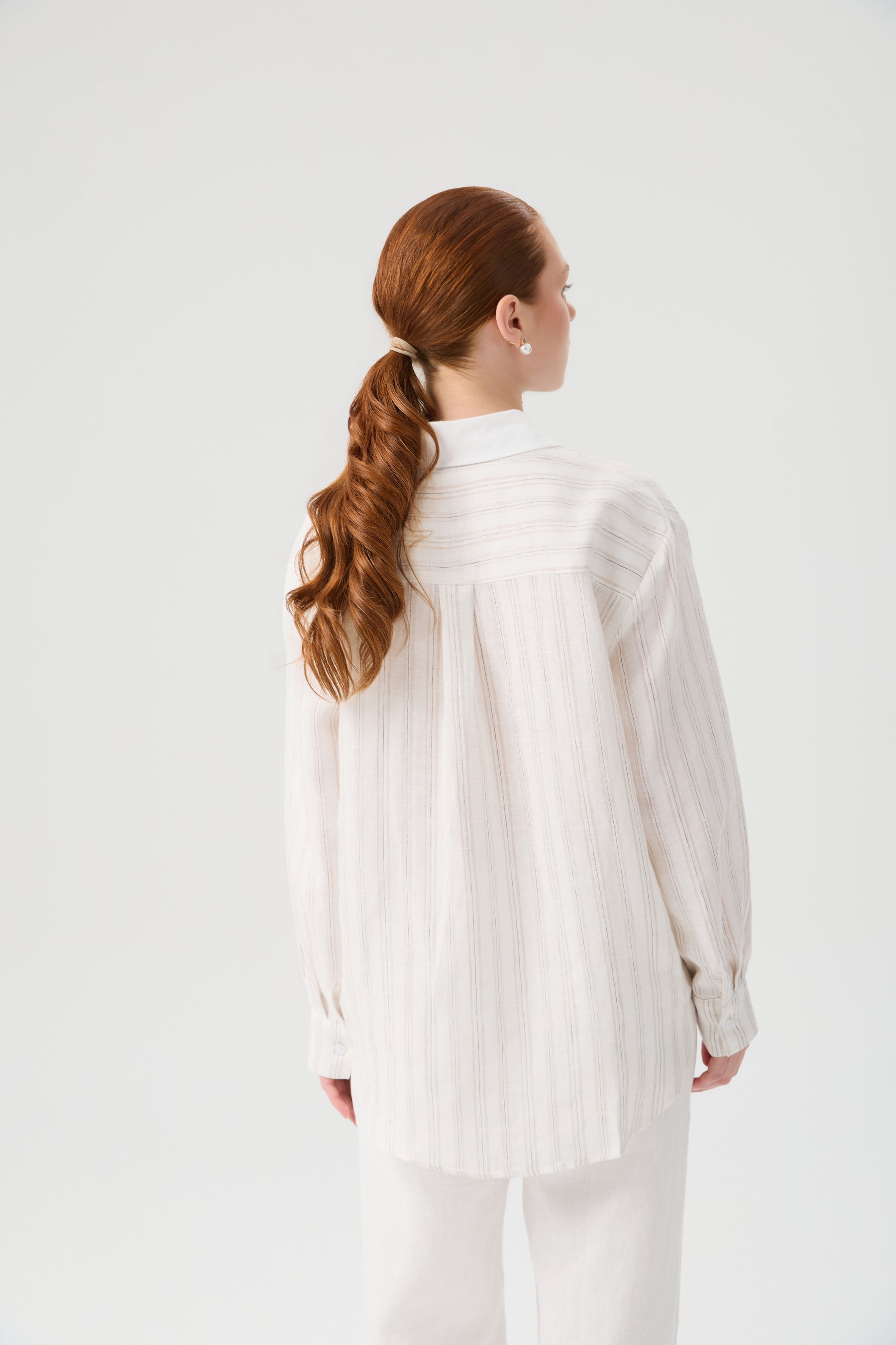 KOSZULA LINEN SHINE STRIPE