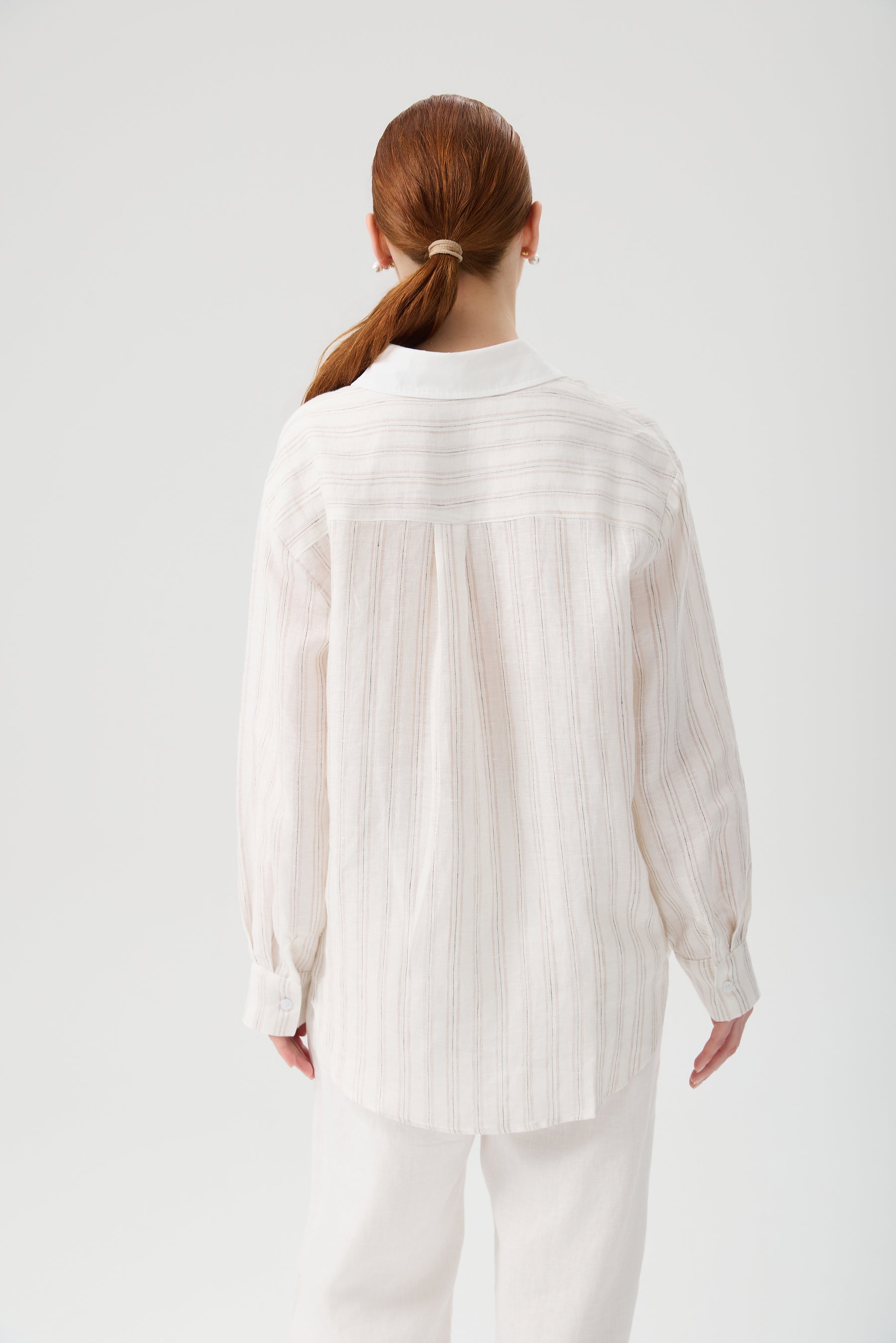 KOSZULA LINEN SHINE STRIPE