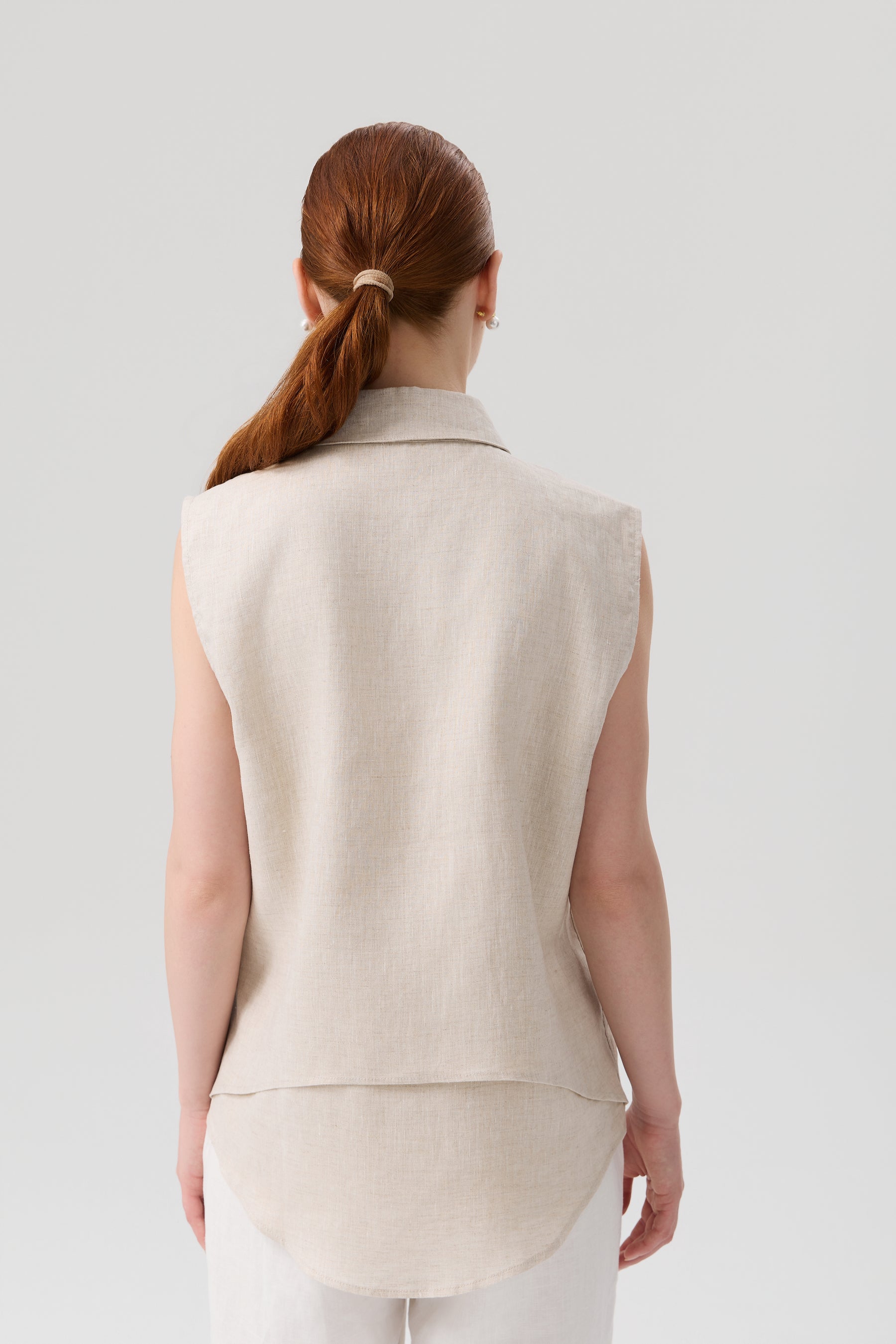KOSZULA COLLAR LINEN